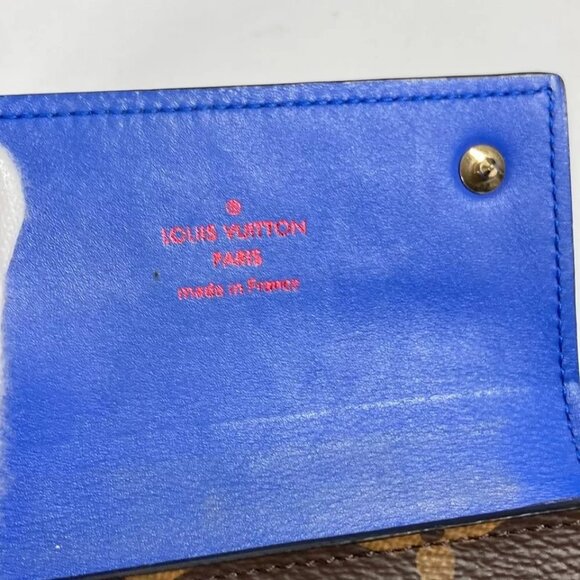 LOUIS VUITTON M63041 Monogram&Taiga Compact Wallet Folded wallet - Picture 8 of 16